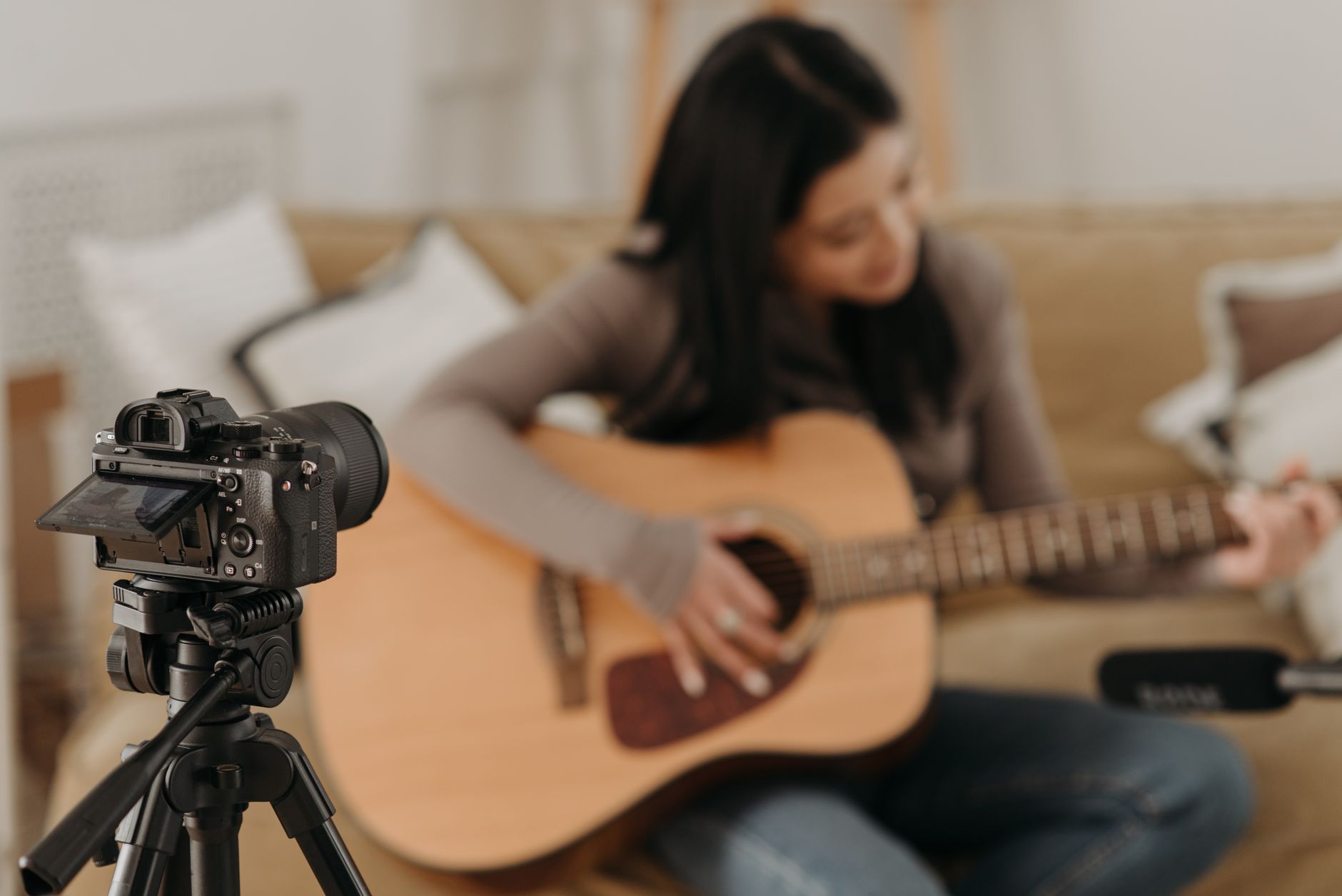 musician camera home recording (Photo: Pavel Danilyuk / Pexels)