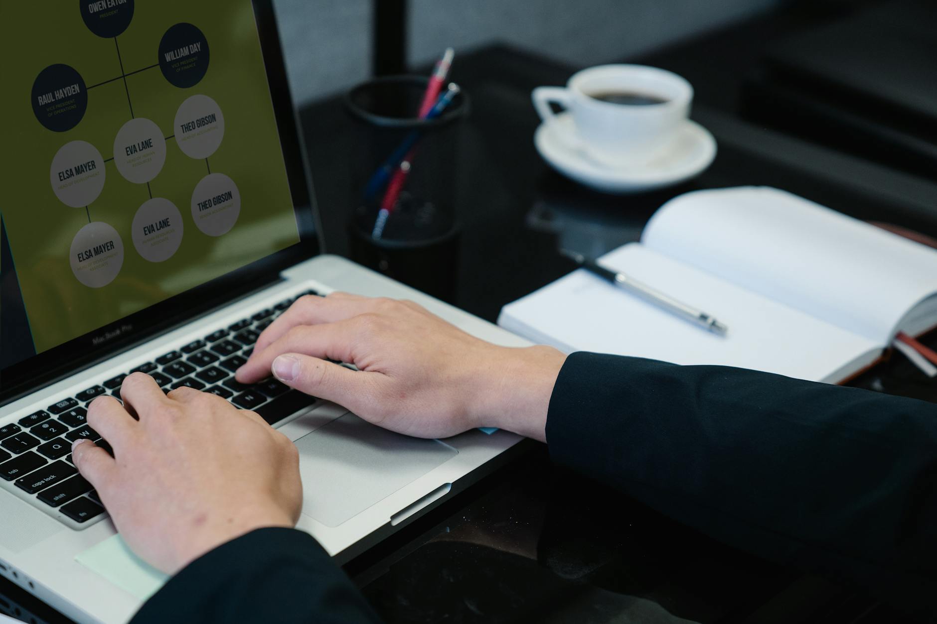musician fans laptop diagram (Photo: Felicity Tai / Pexels)