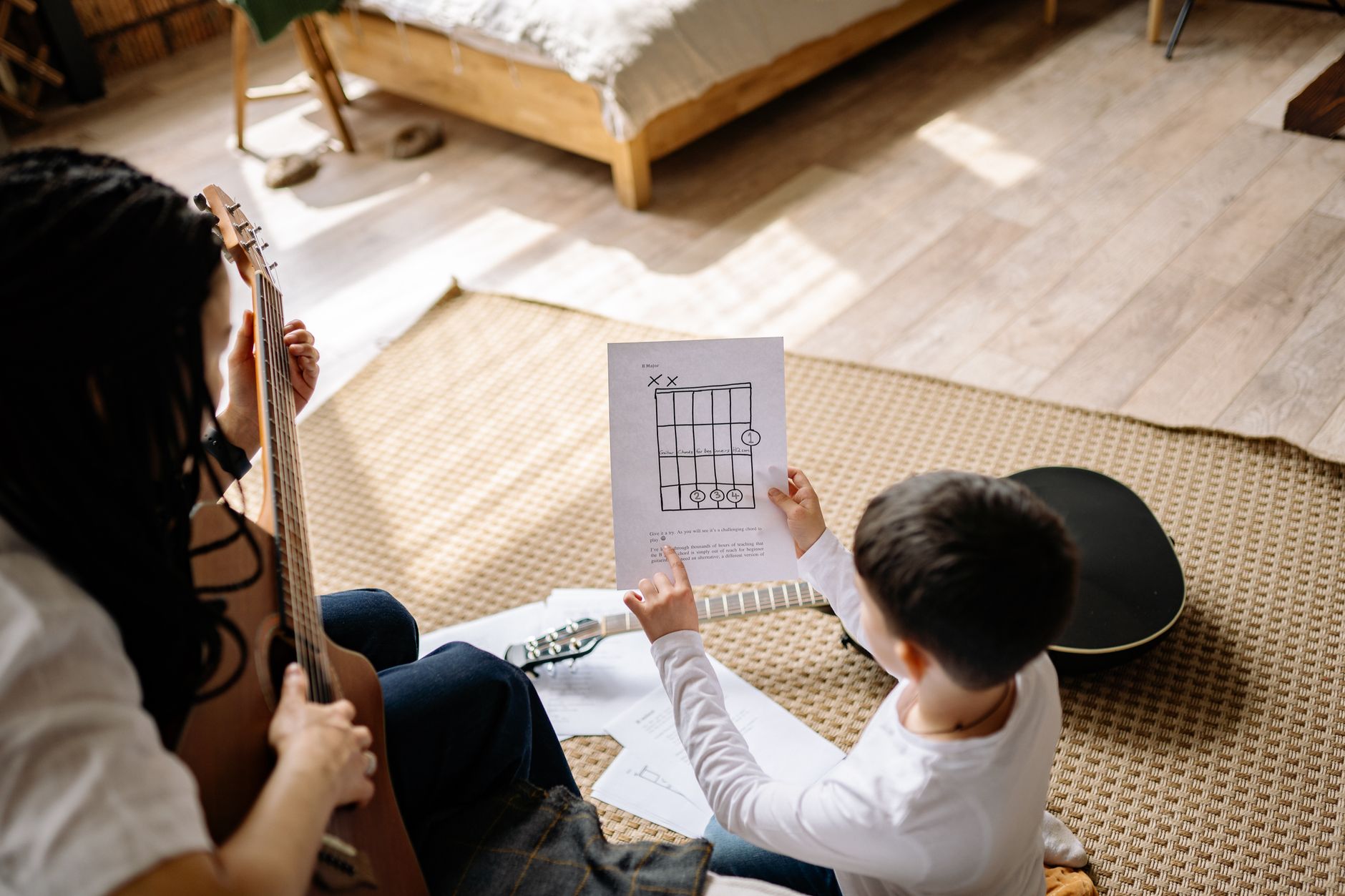 parent musician notebook idea (Photo: Yan Krukau / Pexels)