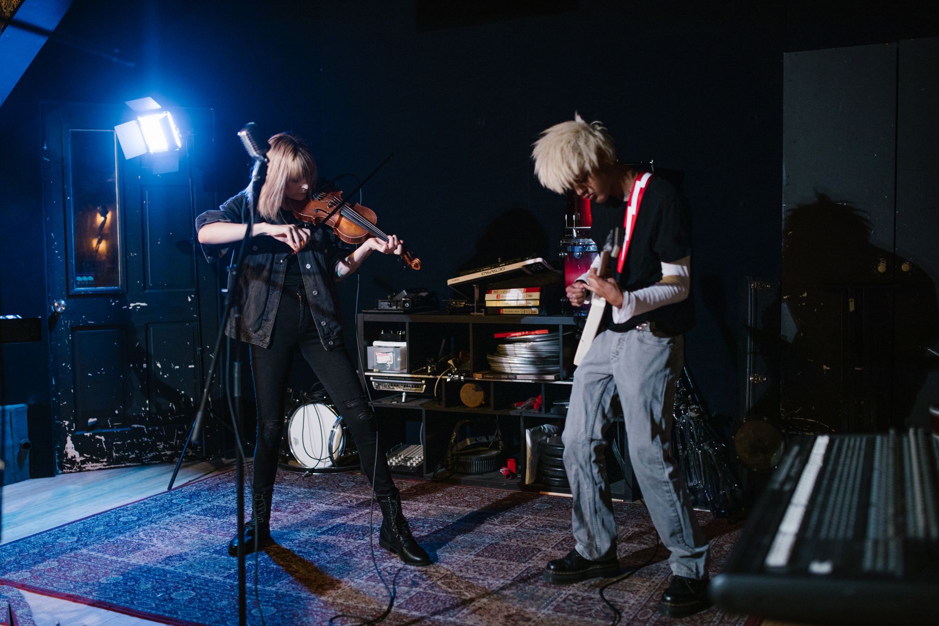 music collaboration recording (Photo: RDNE Stock project / Pexels)