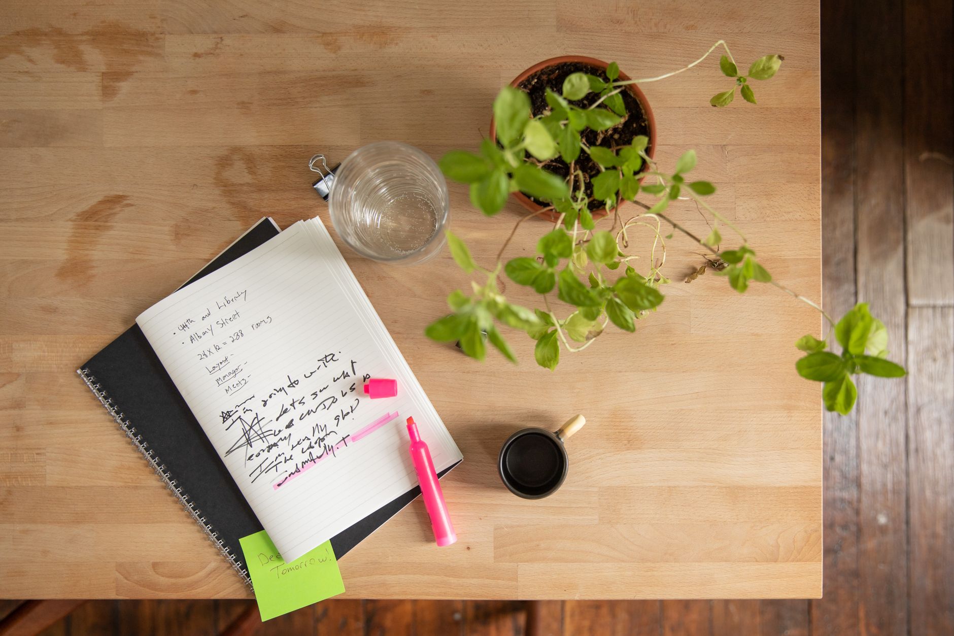 musician notebook brainstorm (Photo: RDNE Stock project / Pexels)