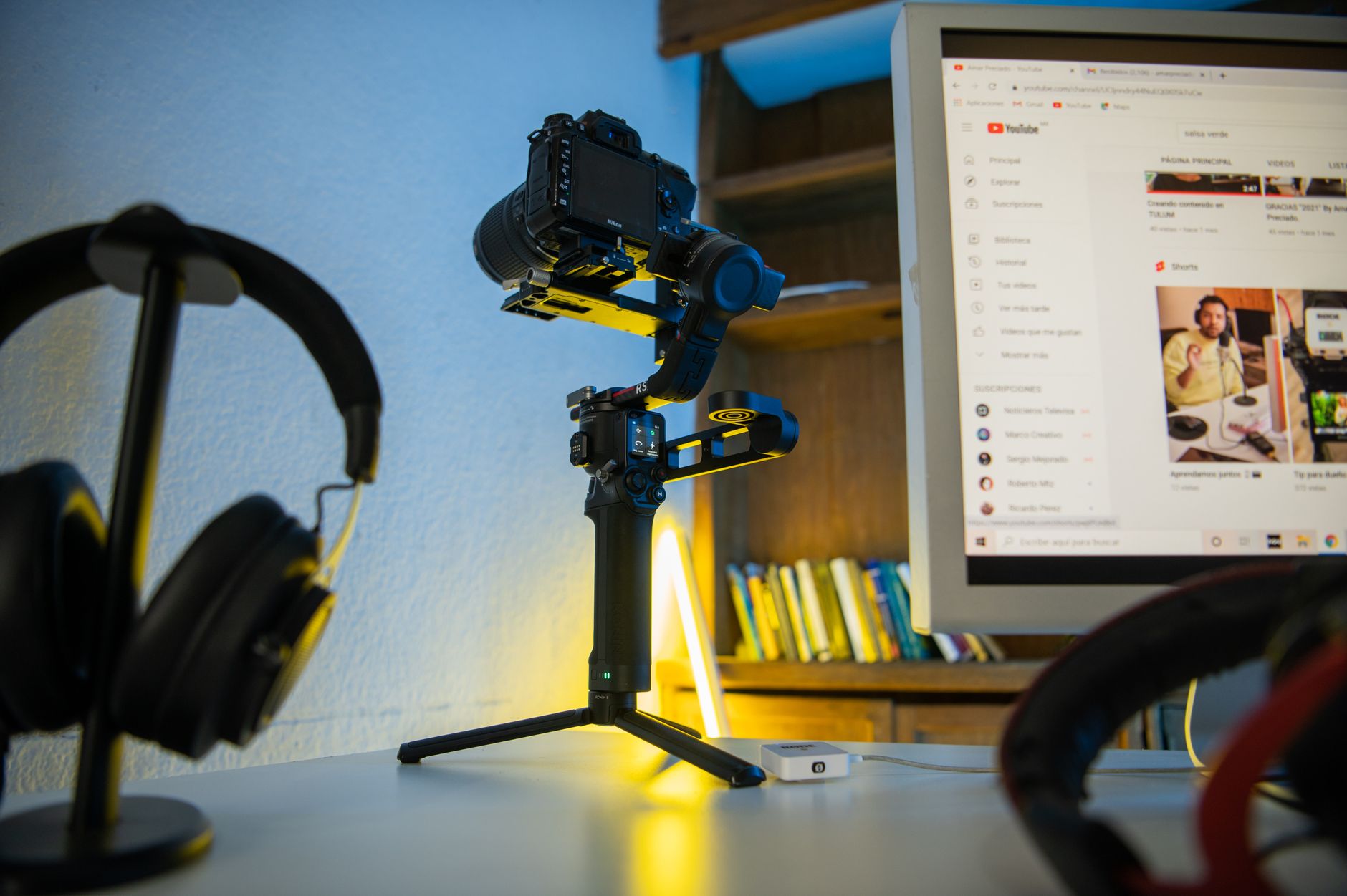 youtube screen setup (Photo: Amar Preciado / Pexels)