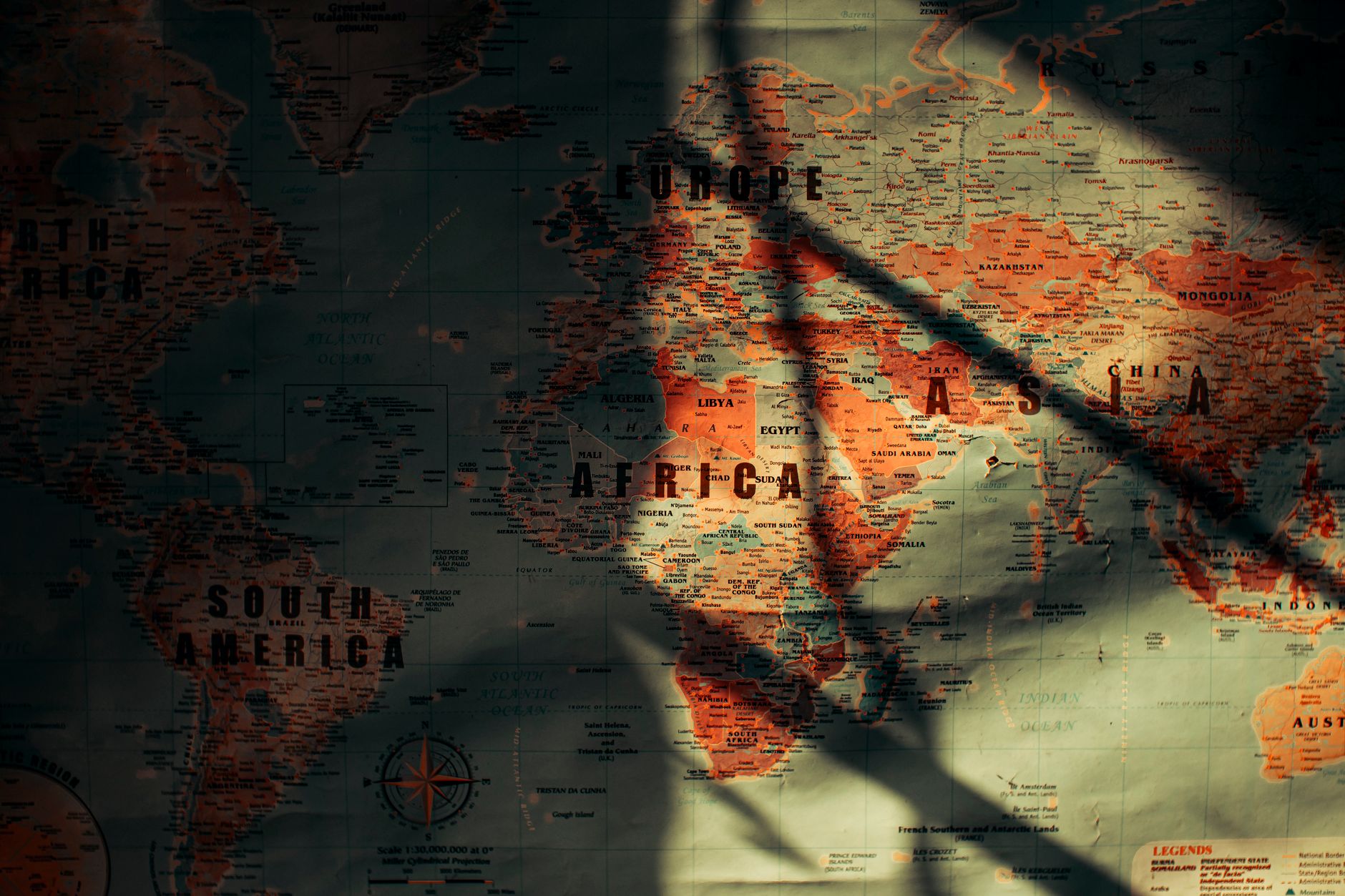 world map global music (Photo: Nothing Ahead / Pexels)