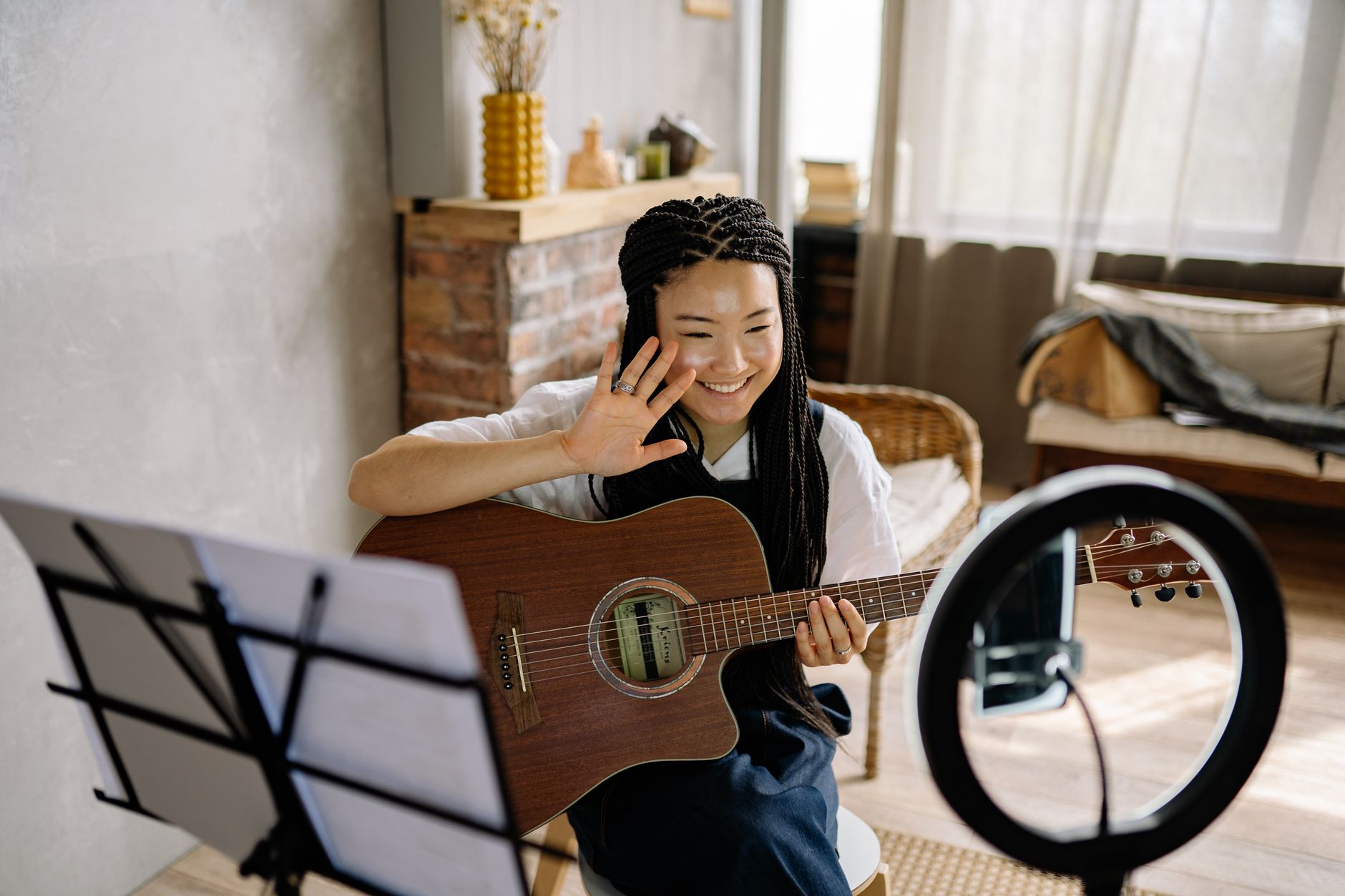 musician home studio streaming (Photo: Yan Krukau / Pexels)