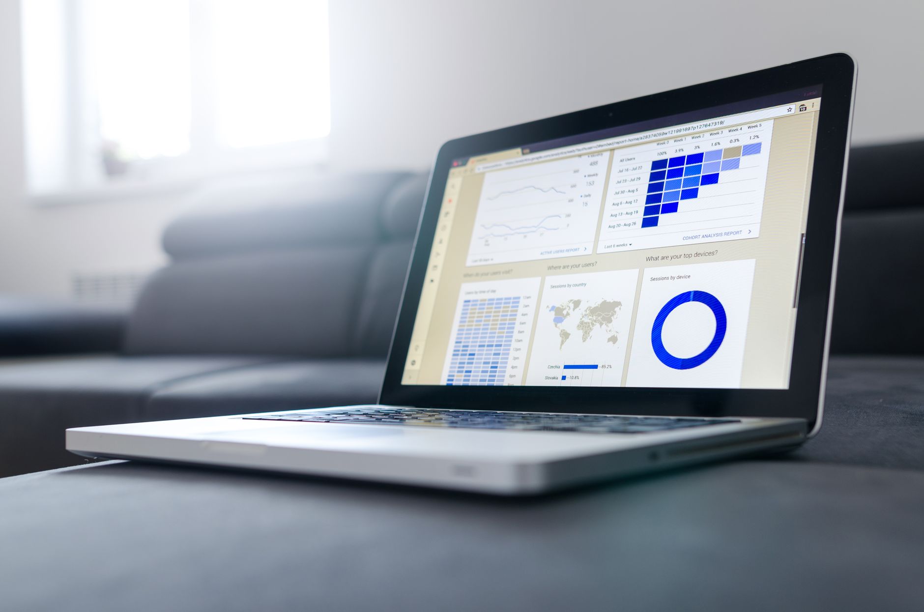 laptop services dashboard (Photo: Lukas Blazek / Pexels)