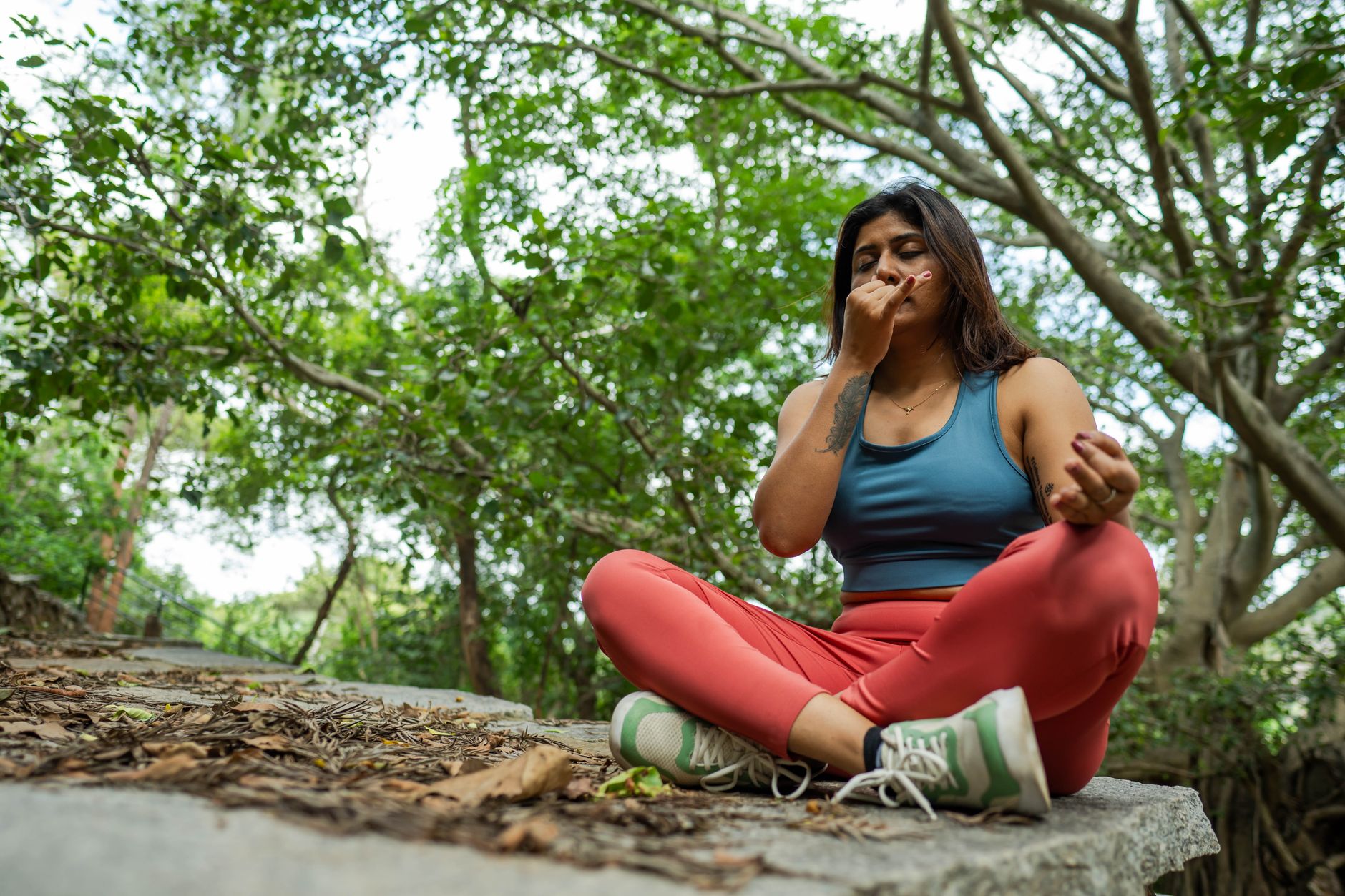 deep breathing meditation (Photo: Anil  Sharma / Pexels)