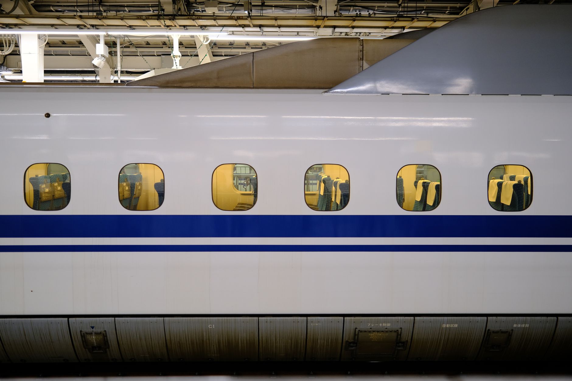 shinkansen train guitar case (Photo: Huu Huynh / Pexels)