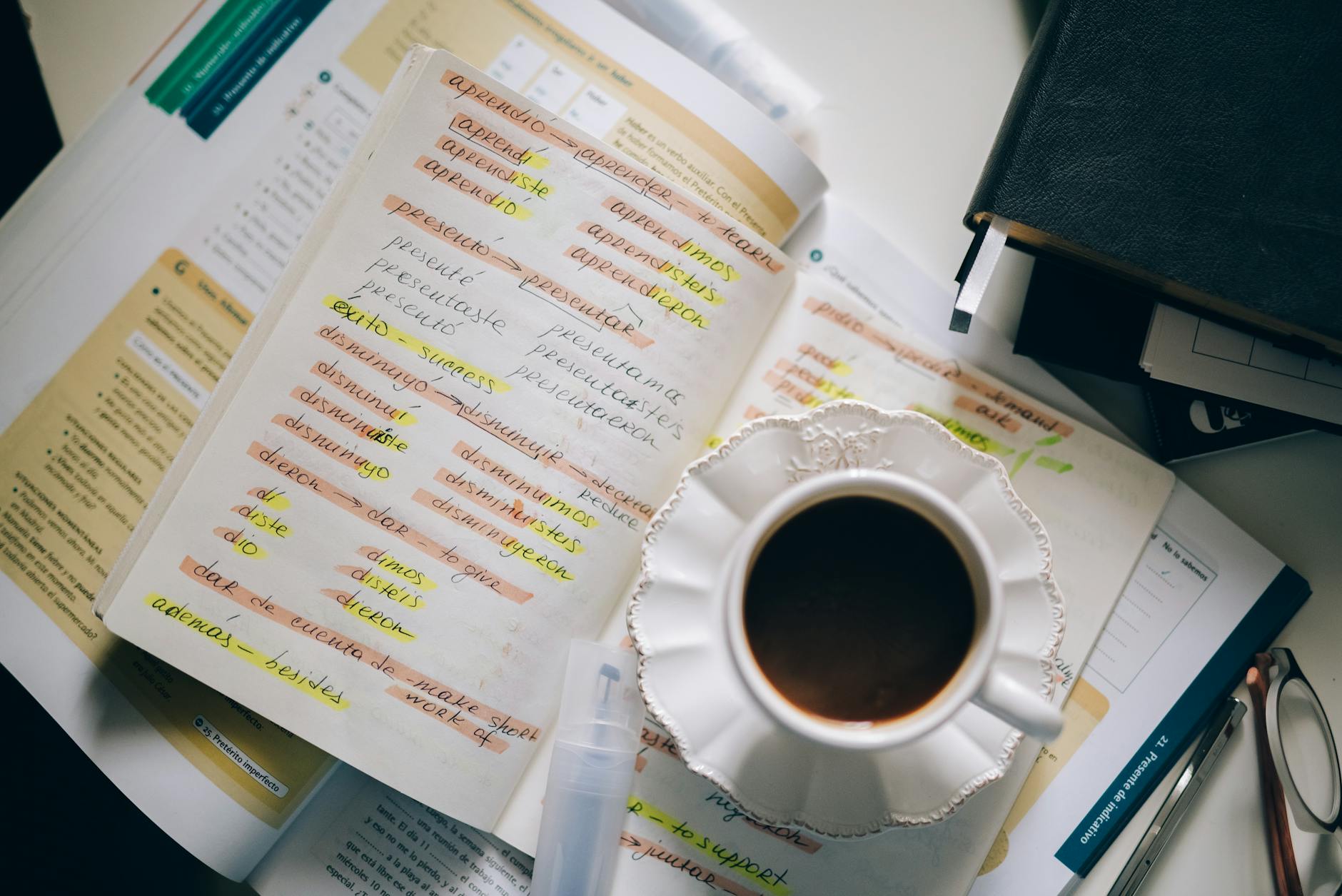 musician planning notebook coffee (Photo: Leeloo The First / Pexels)
