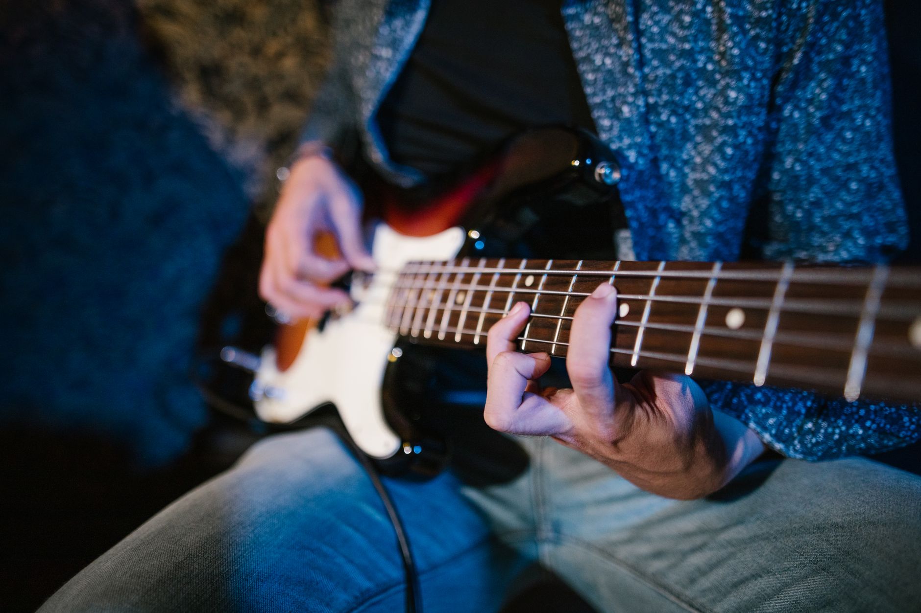 bassist playing creative (Photo: RDNE Stock project / Pexels)
