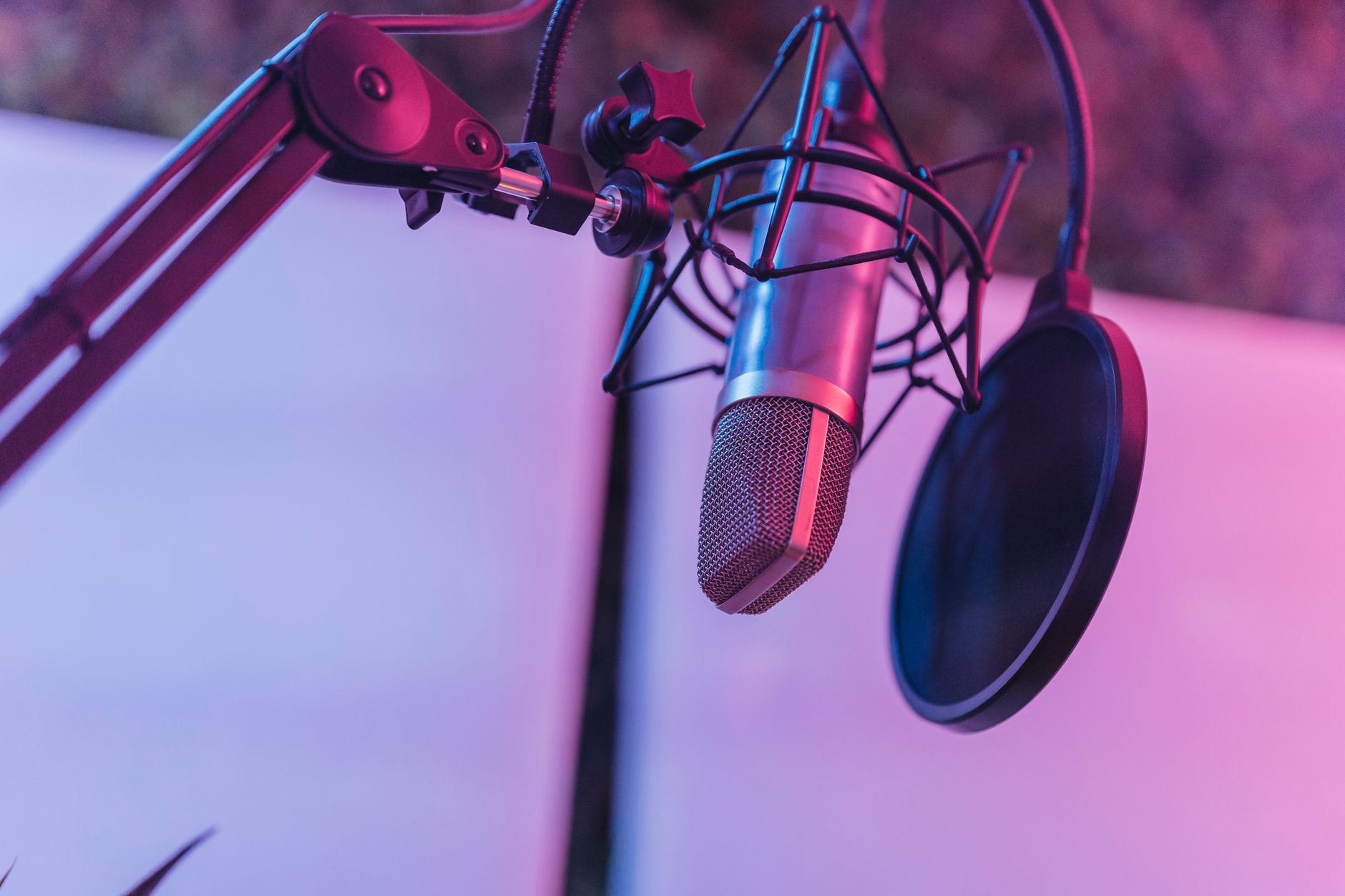 recording studio microphone (Photo: Anna Pou / Pexels)