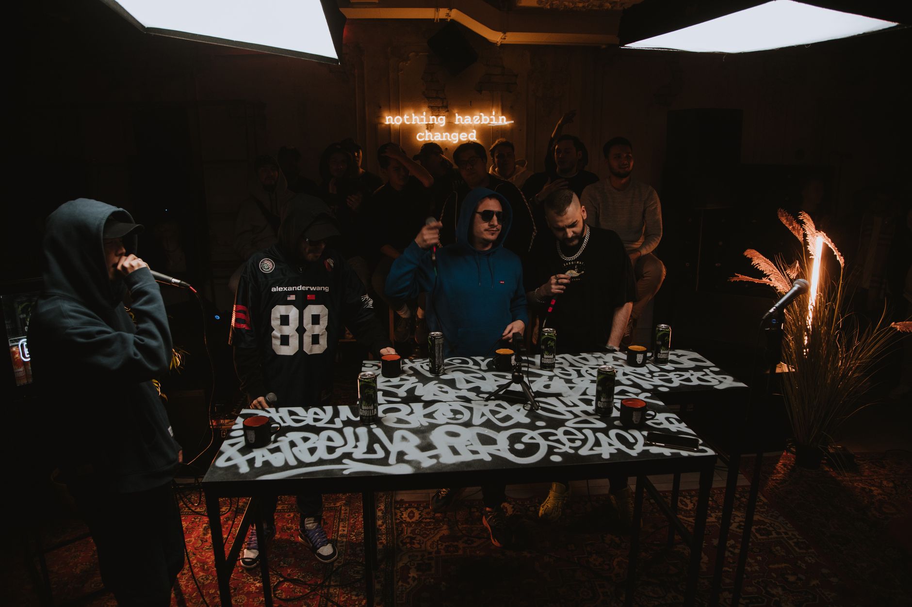band merch tshirts table (Photo: Din / Pexels)