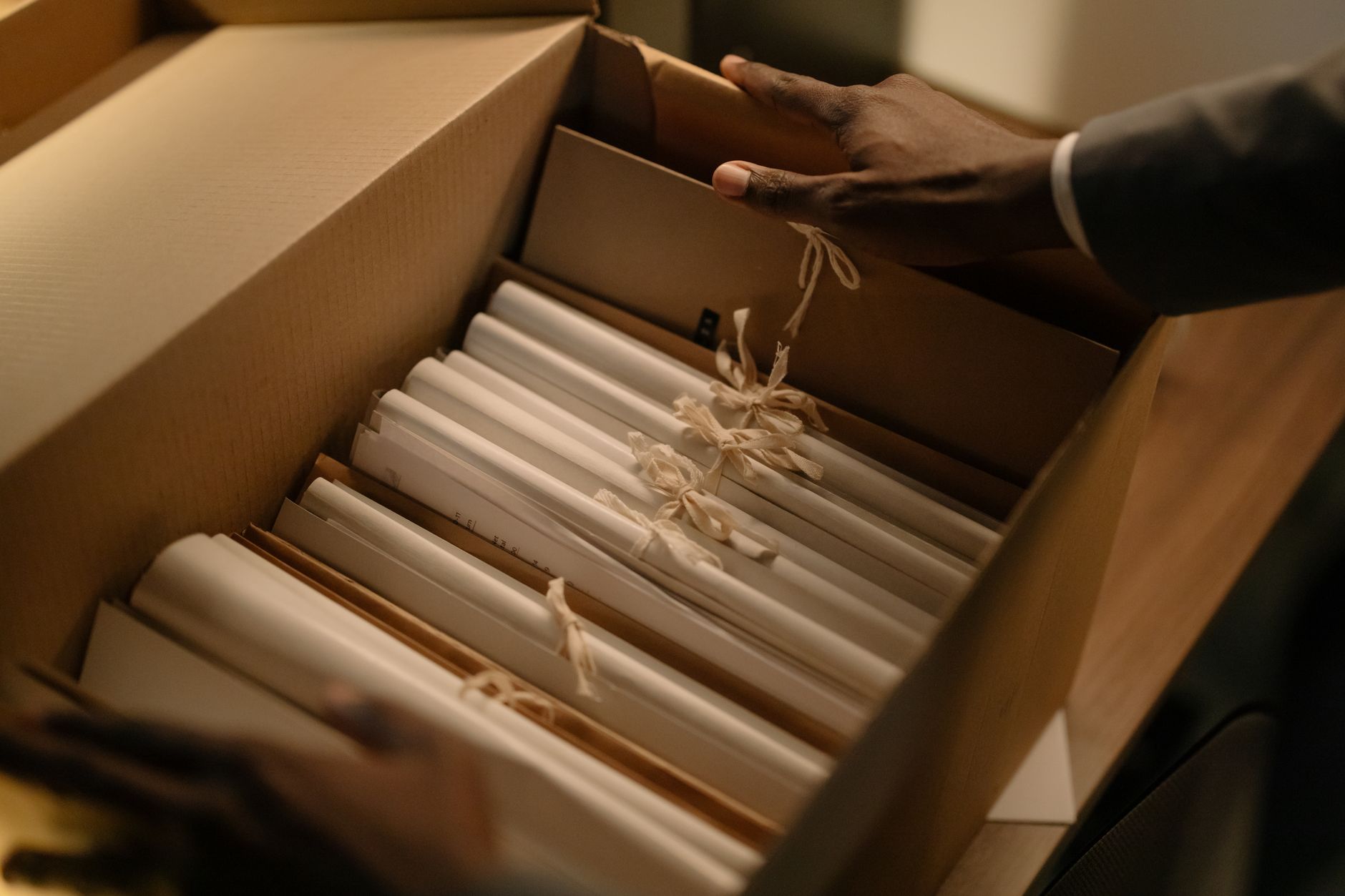 sorted document folders (Photo: cottonbro studio / Pexels)