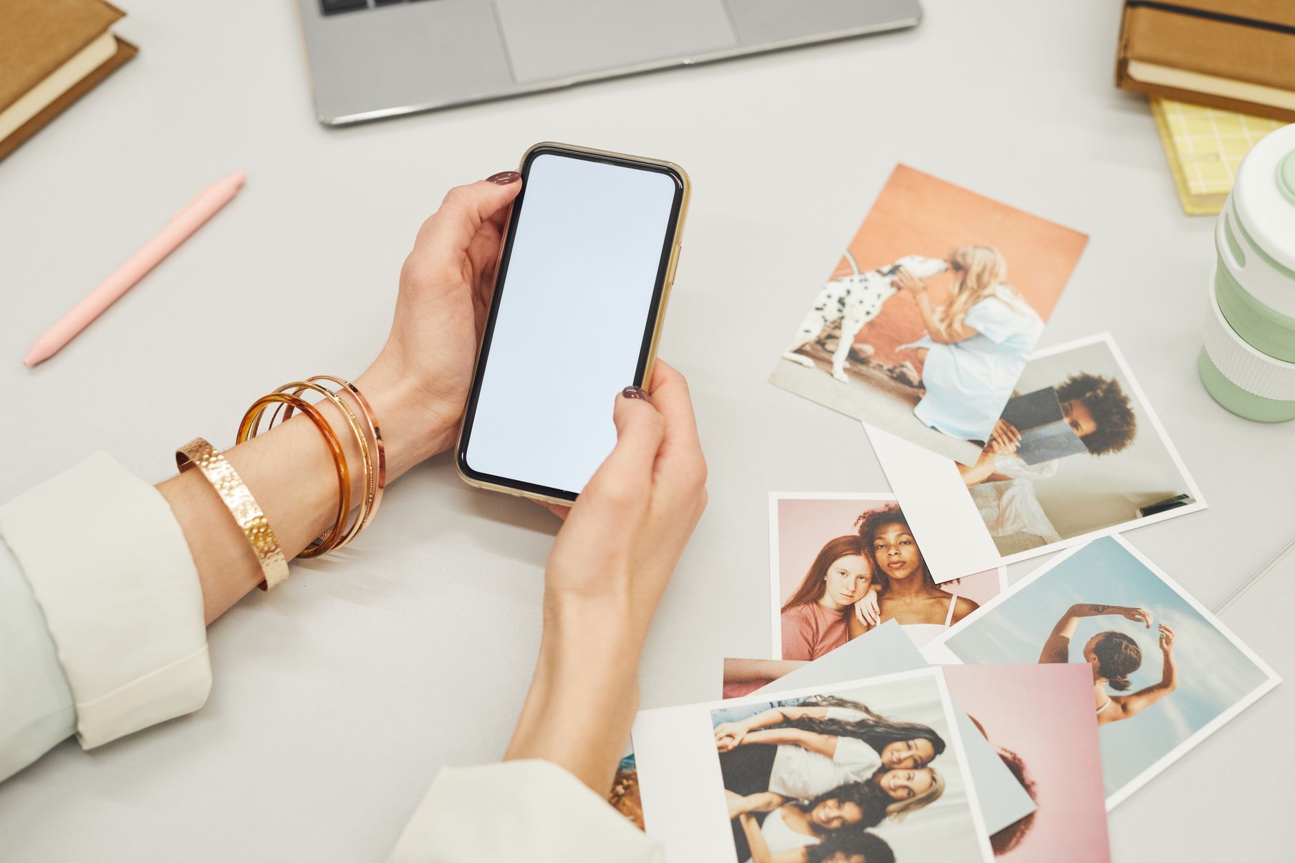 printed flyer phone screen (Photo: Moe Magners / Pexels)