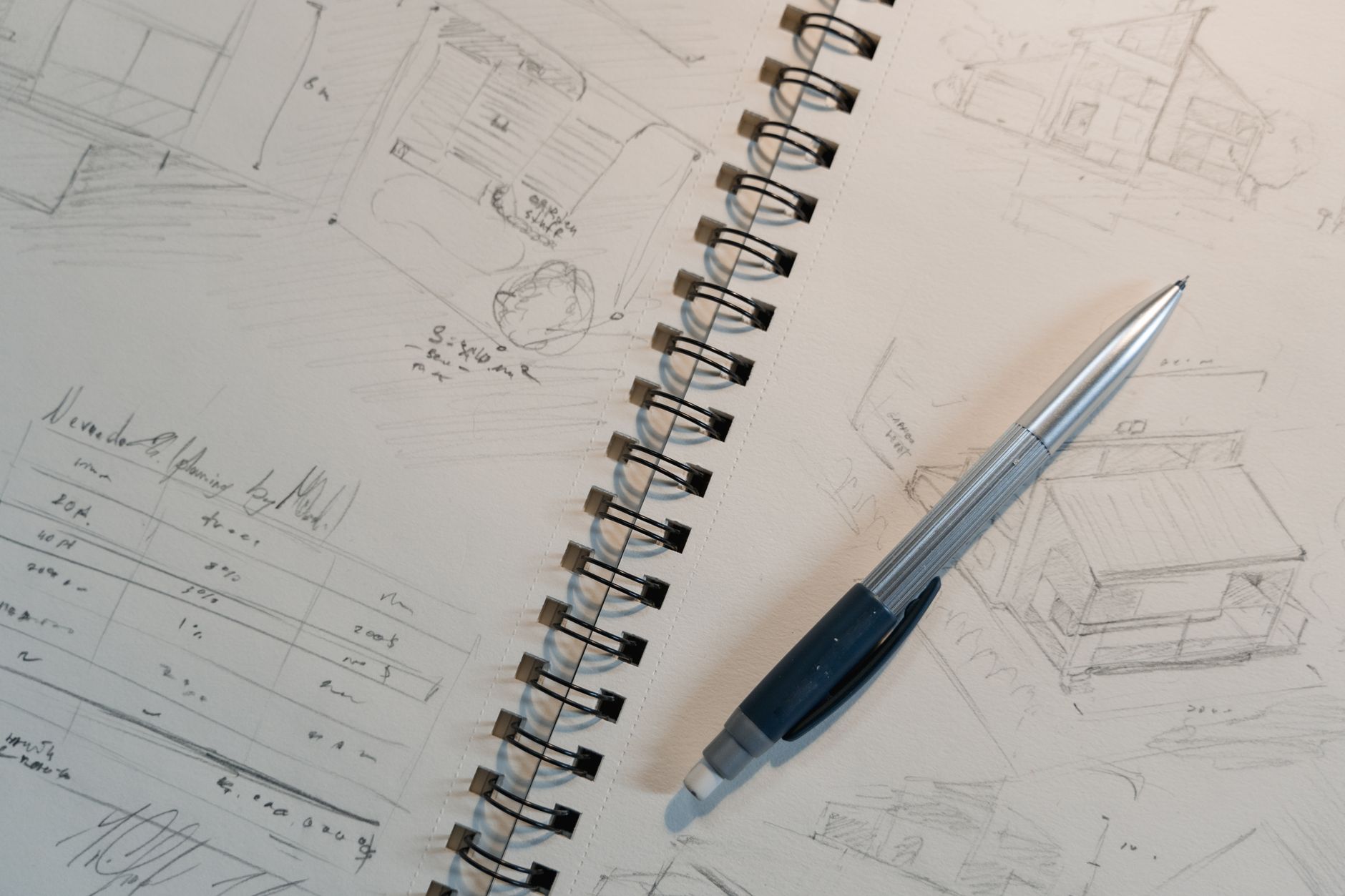stage plan sketch notebook (Photo: Tima Miroshnichenko / Pexels)