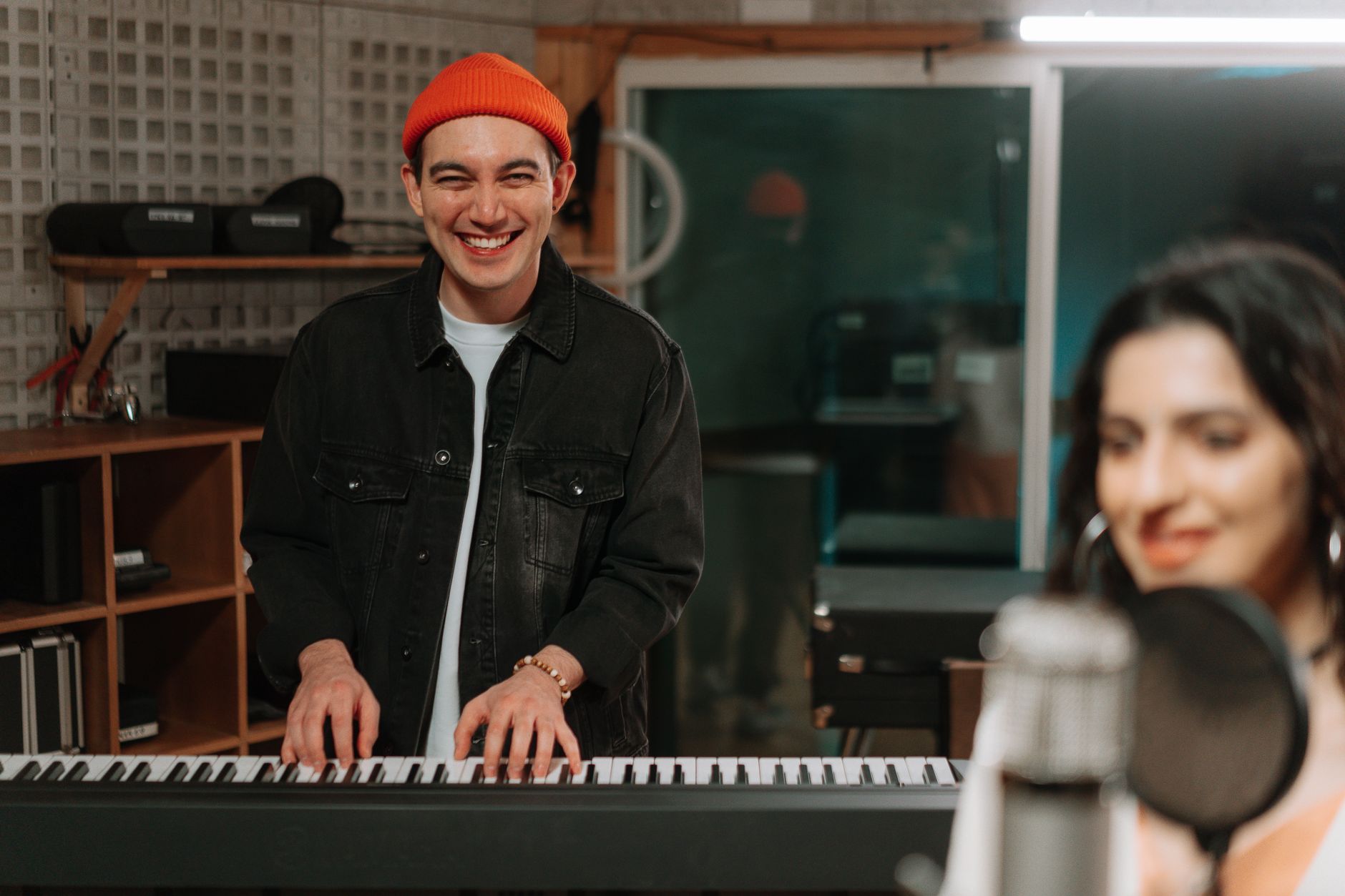 songwriter smiling sunlit room (Photo: cottonbro studio / Pexels)
