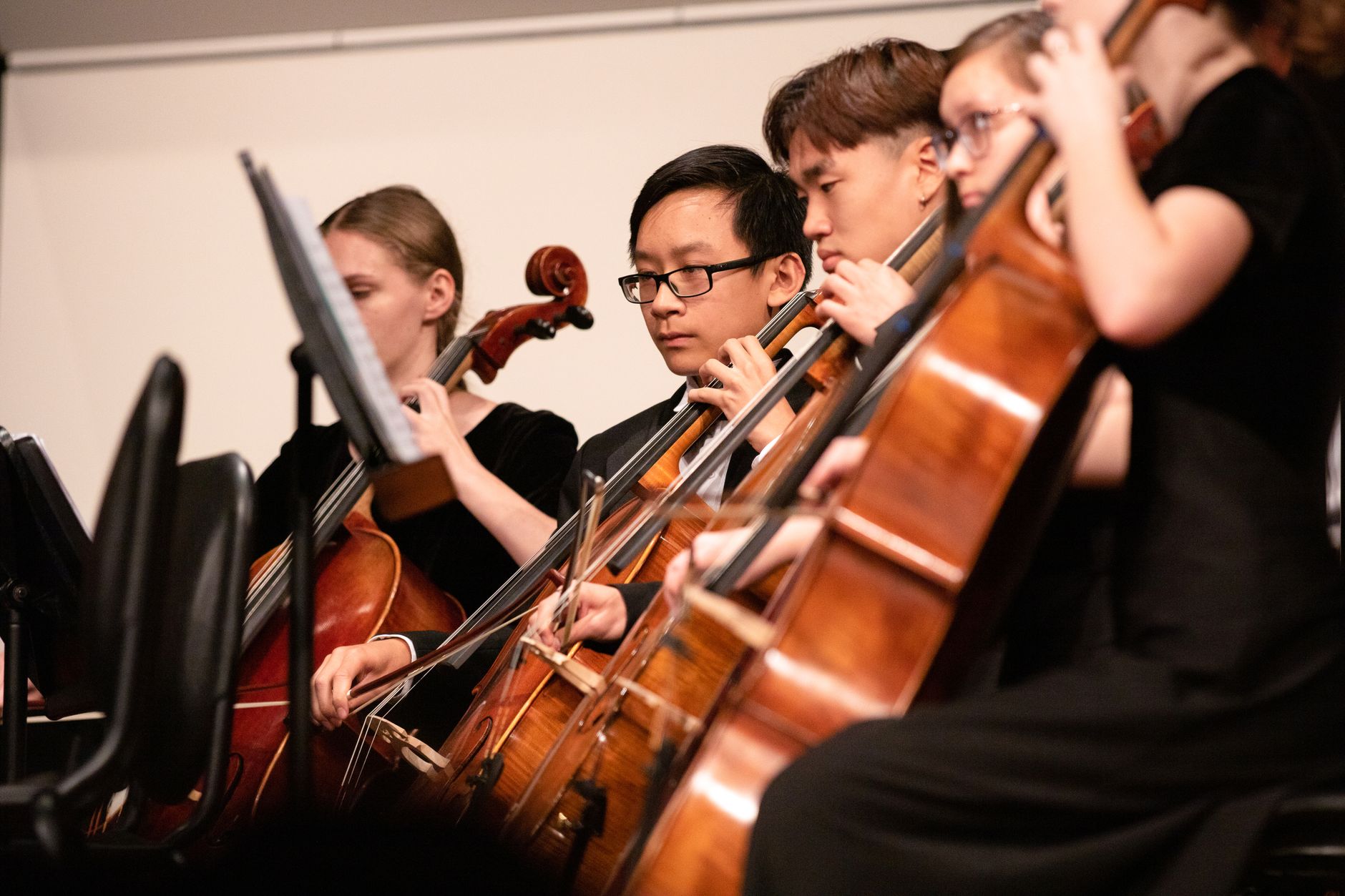 cello orchestra rehearsal (Photo: Roxanne Minnish / Pexels)