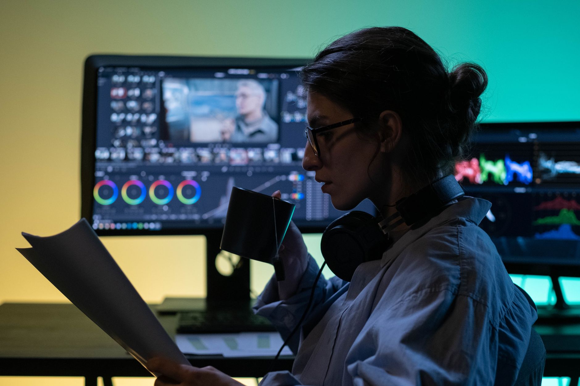 computer screen audio editing (Photo: Ron Lach / Pexels)