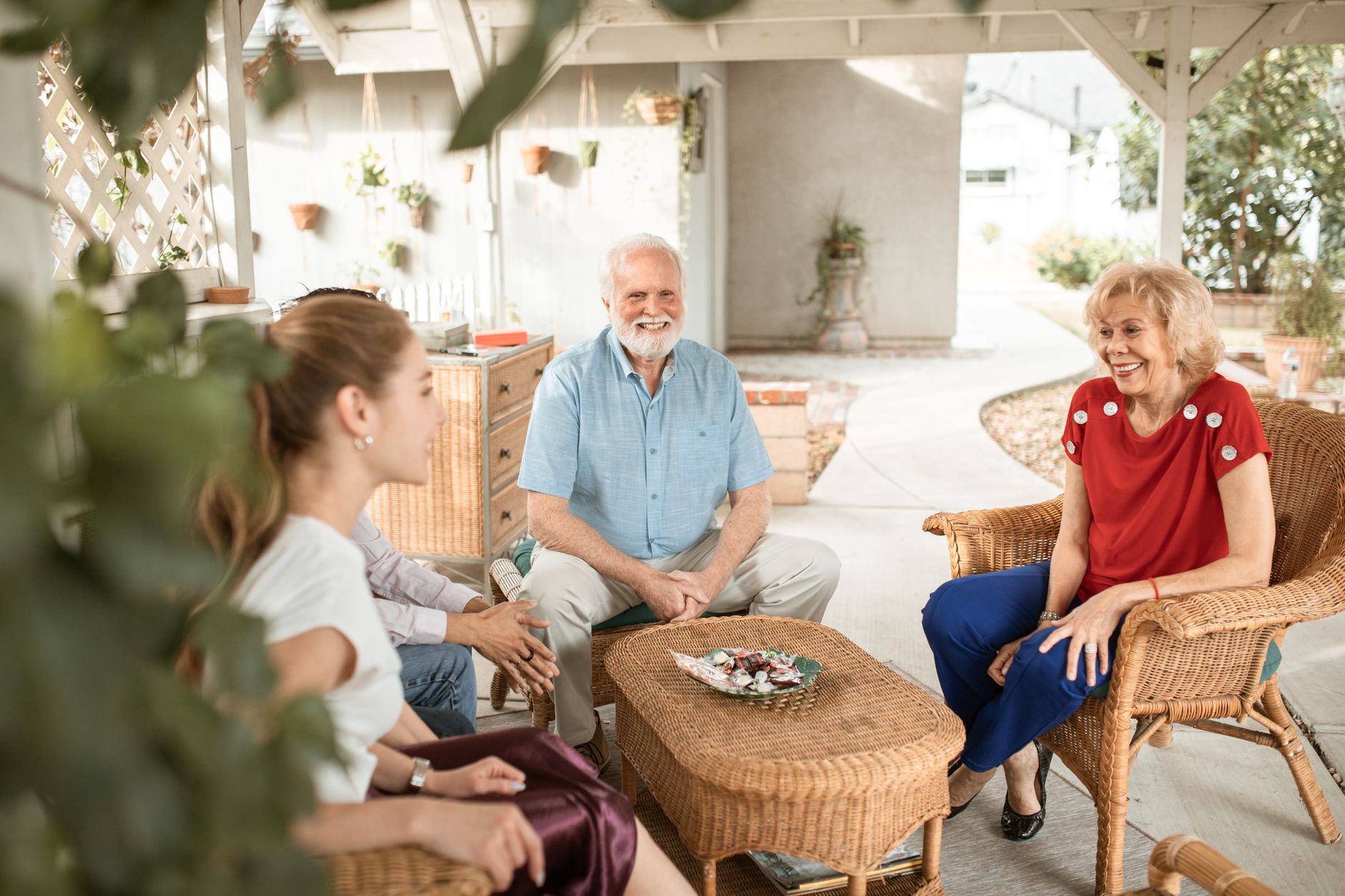warm conversation smiling elderly (Photo: RDNE Stock project / Pexels)