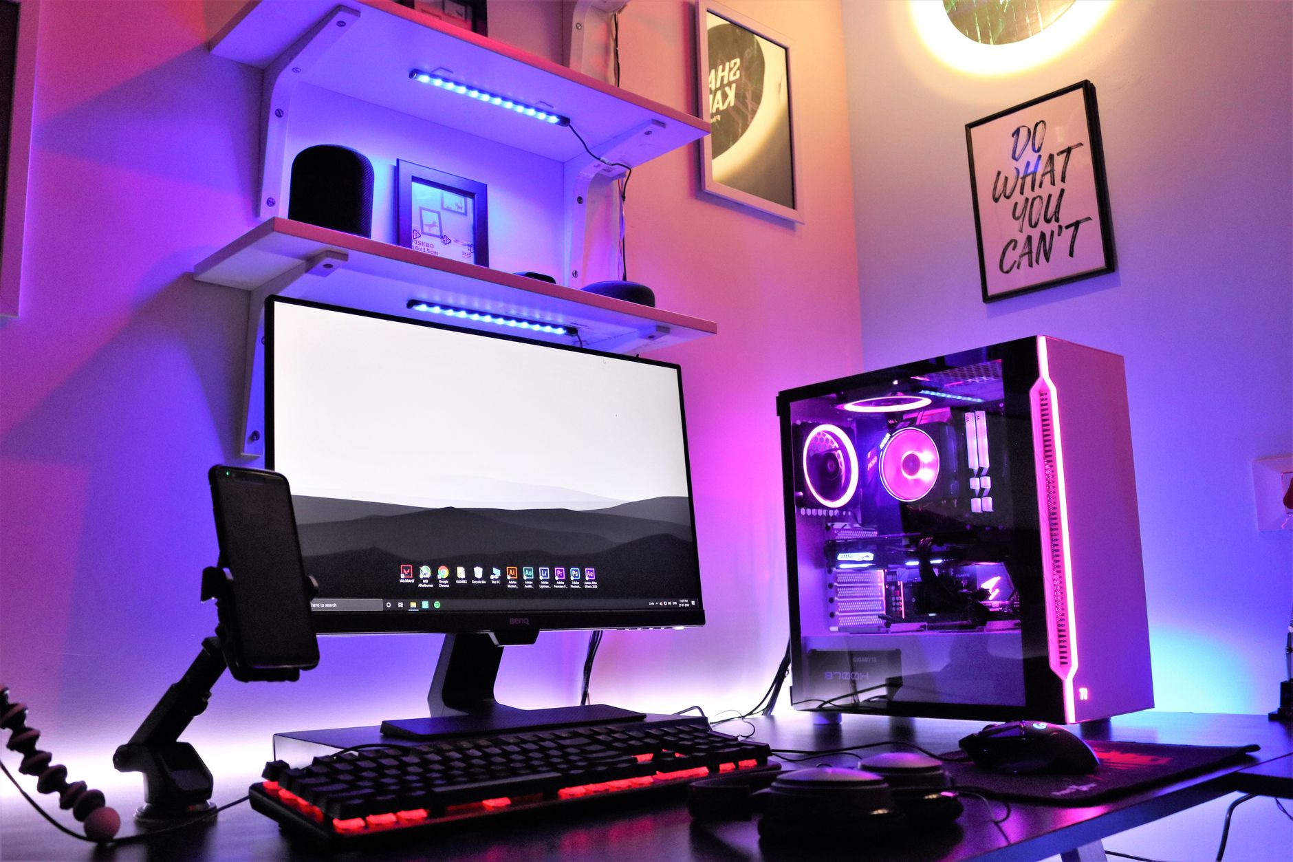 led light strip setup (Photo: Sharad Kachhi / Pexels)