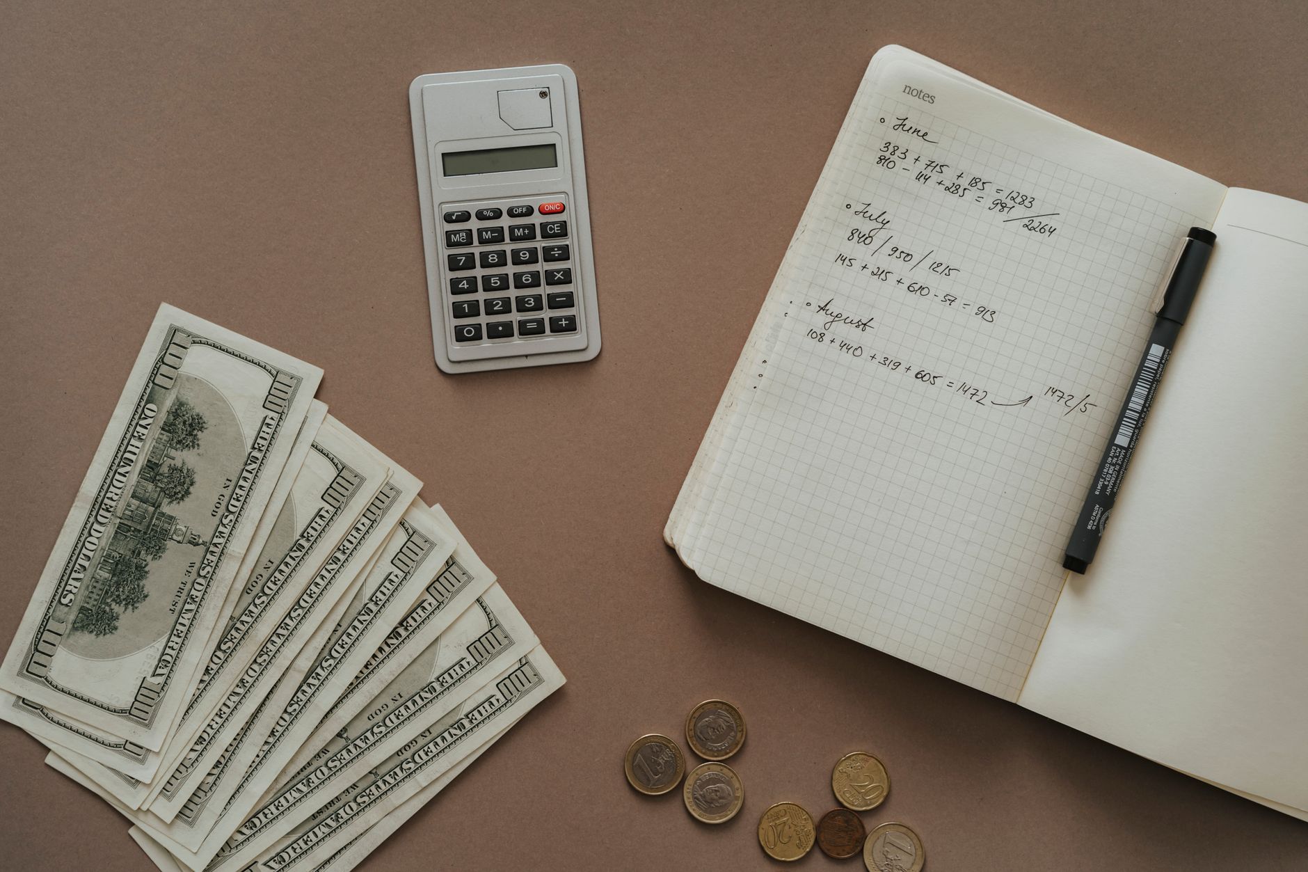 calculator budget gear planning (Photo: olia danilevich / Pexels)