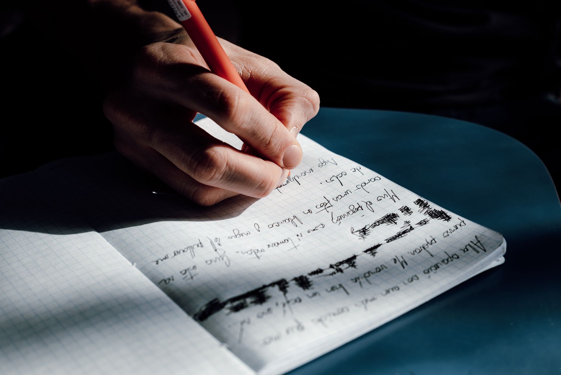 handwriting notebook reflection (Photo: Alex Dos Santos / Pexels)